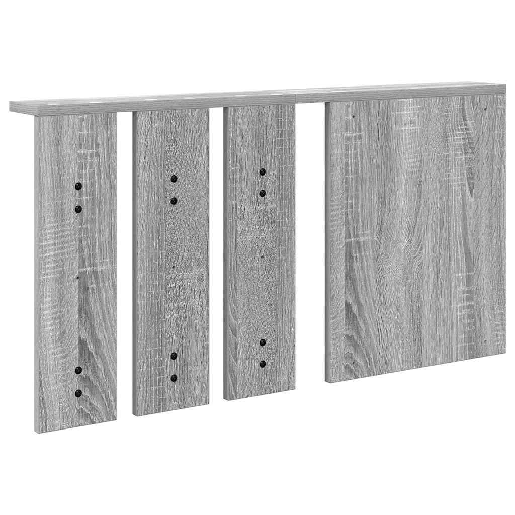 Wandmontierter Kleiderständer Grau Sonoma 85 x 10 x 45 cm