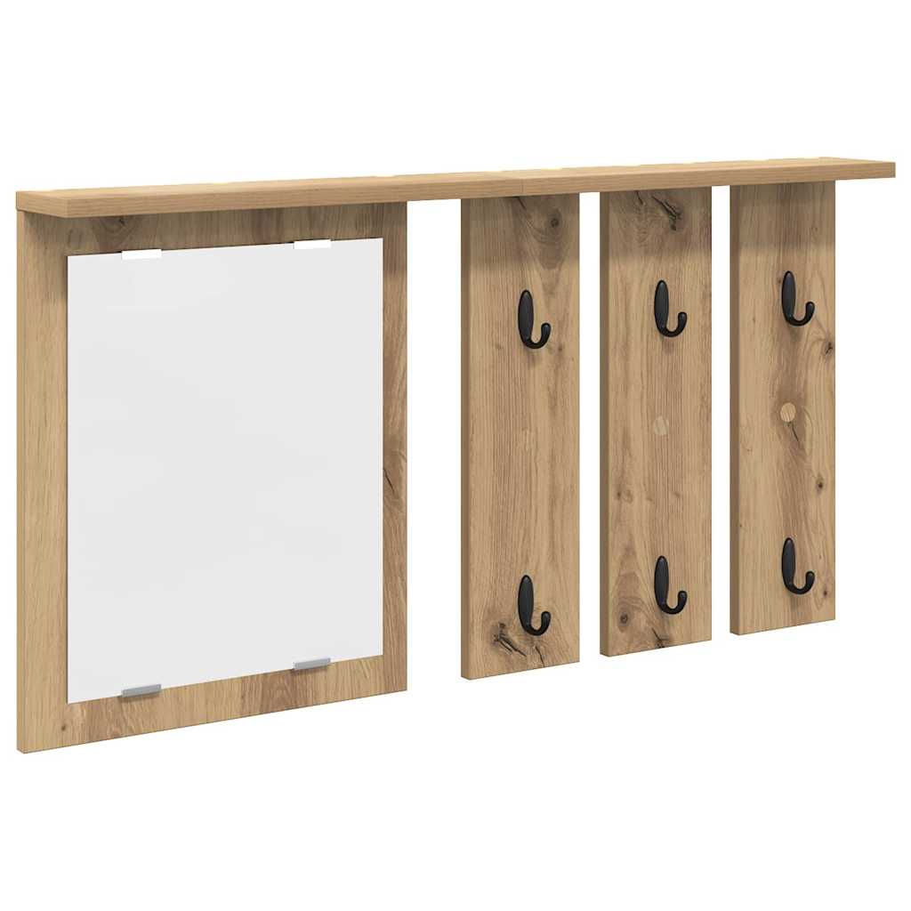 Wandmontierter Kleiderständer Artisan-Eiche 85 x 10 x 45 cm