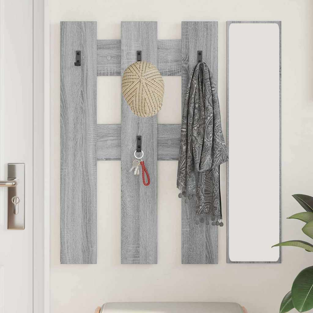 Wandmontierter nachttisch Graues Sonoma 65 x 3 x 100 cm