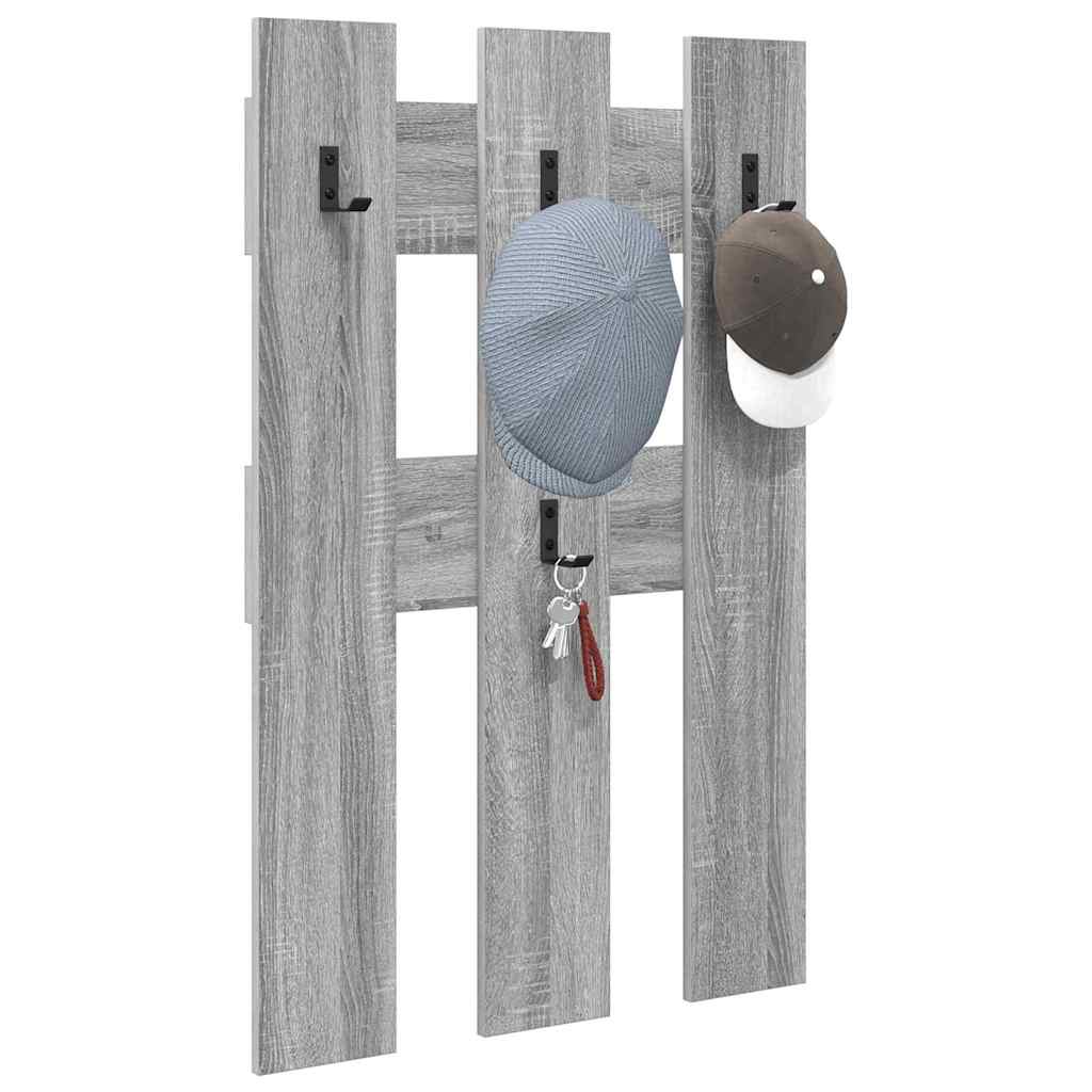 Wandmontierter nachttisch Graues Sonoma 65 x 3 x 100 cm