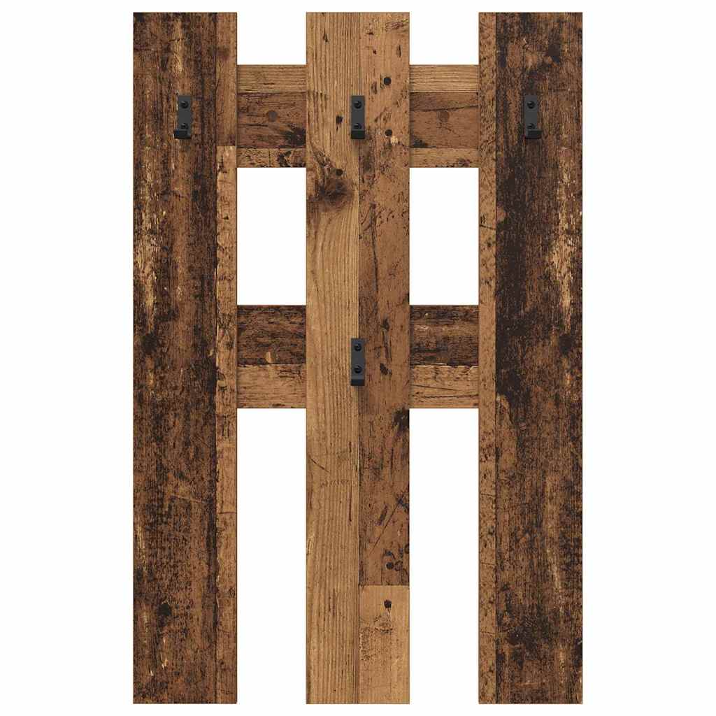 Wandmontierter nachttisch Altholz 65 x 3 x 100 cm Holzwerkstoff