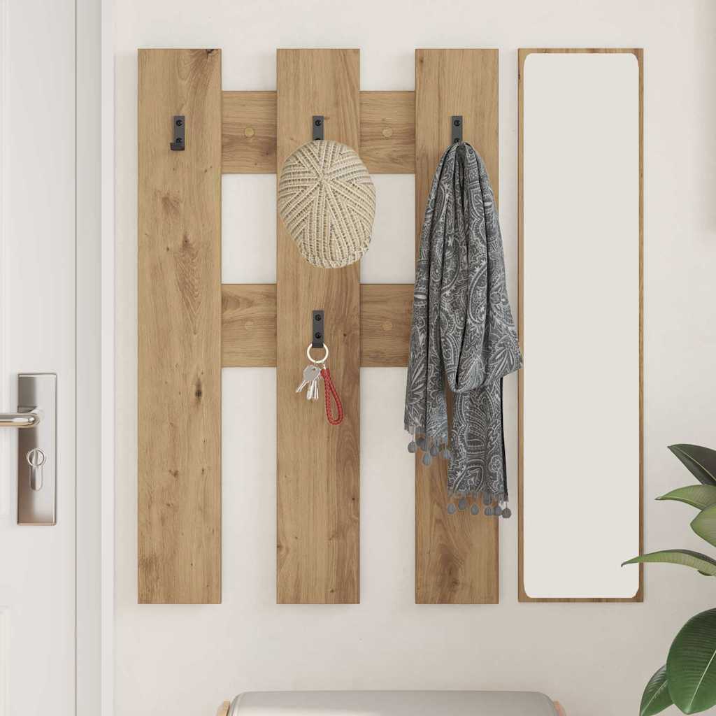Wandmontierter nachttisch Artisan-Eiche 65 x 3 x 100 cm