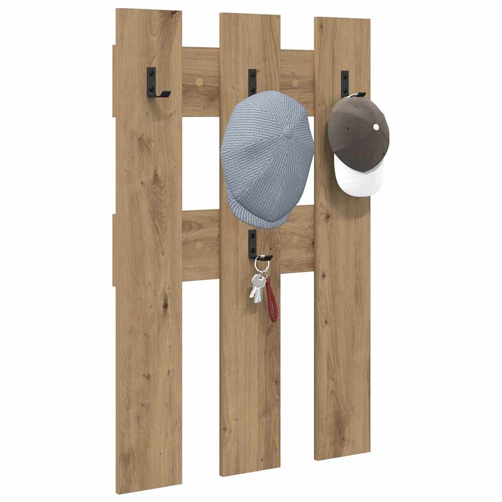 Wandmontierter nachttisch Artisan-Eiche 65 x 3 x 100 cm