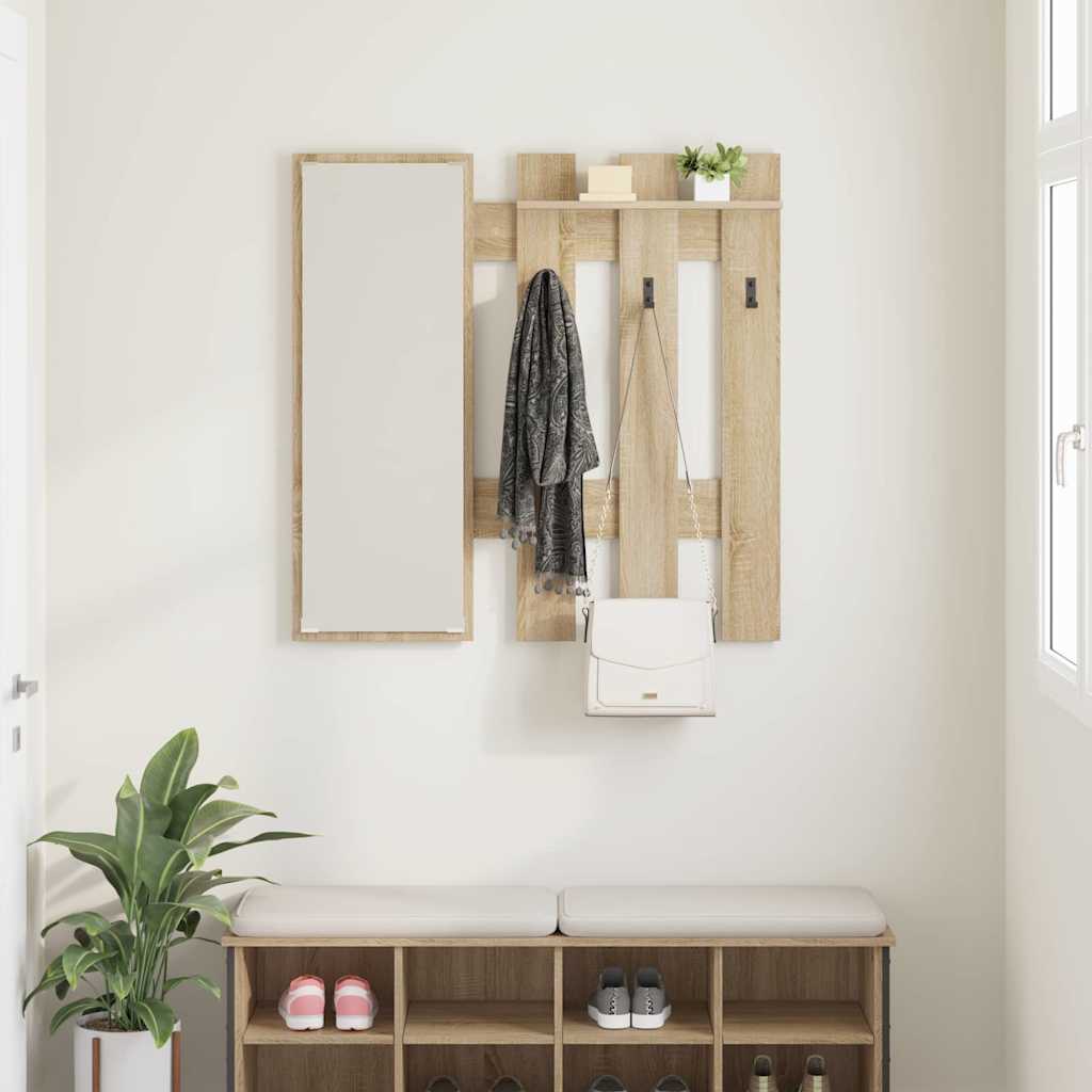 Wandmontierter nachttisch Sonoma-Eiche 100 x 10 x 100 cm
