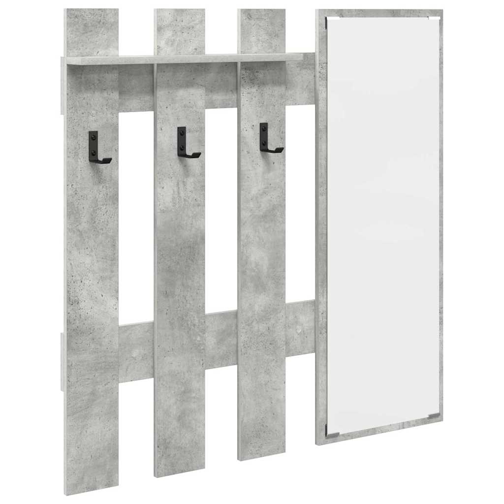 Wandmontierter nachttisch Beton Grau 100 x 10 x 100 cm
