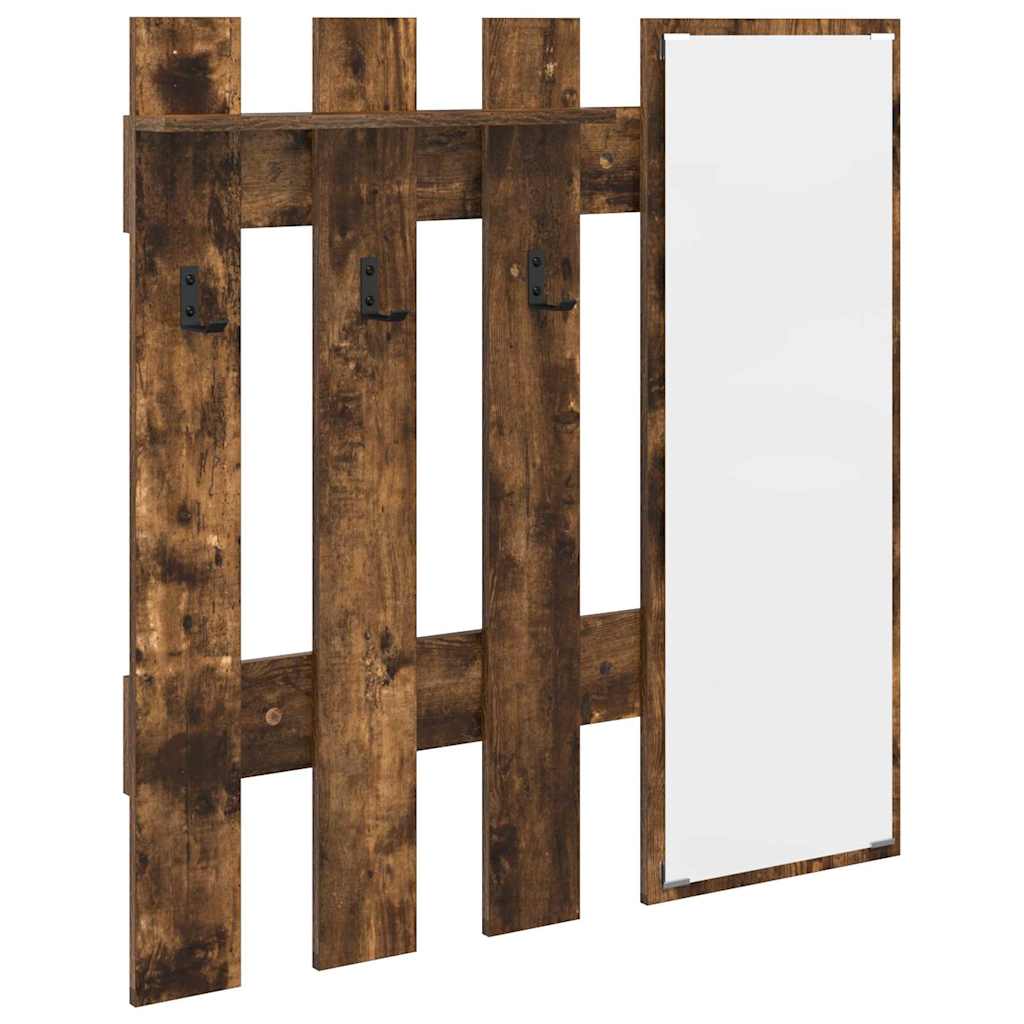 Wandmontierter nachttisch Geräucherte Eiche 100 x 10 x 100 cm
