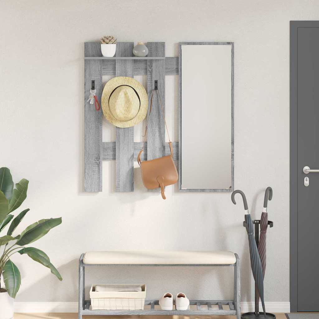 Wandmontierter nachttisch Graues Sonoma 100 x 10 x 100 cm