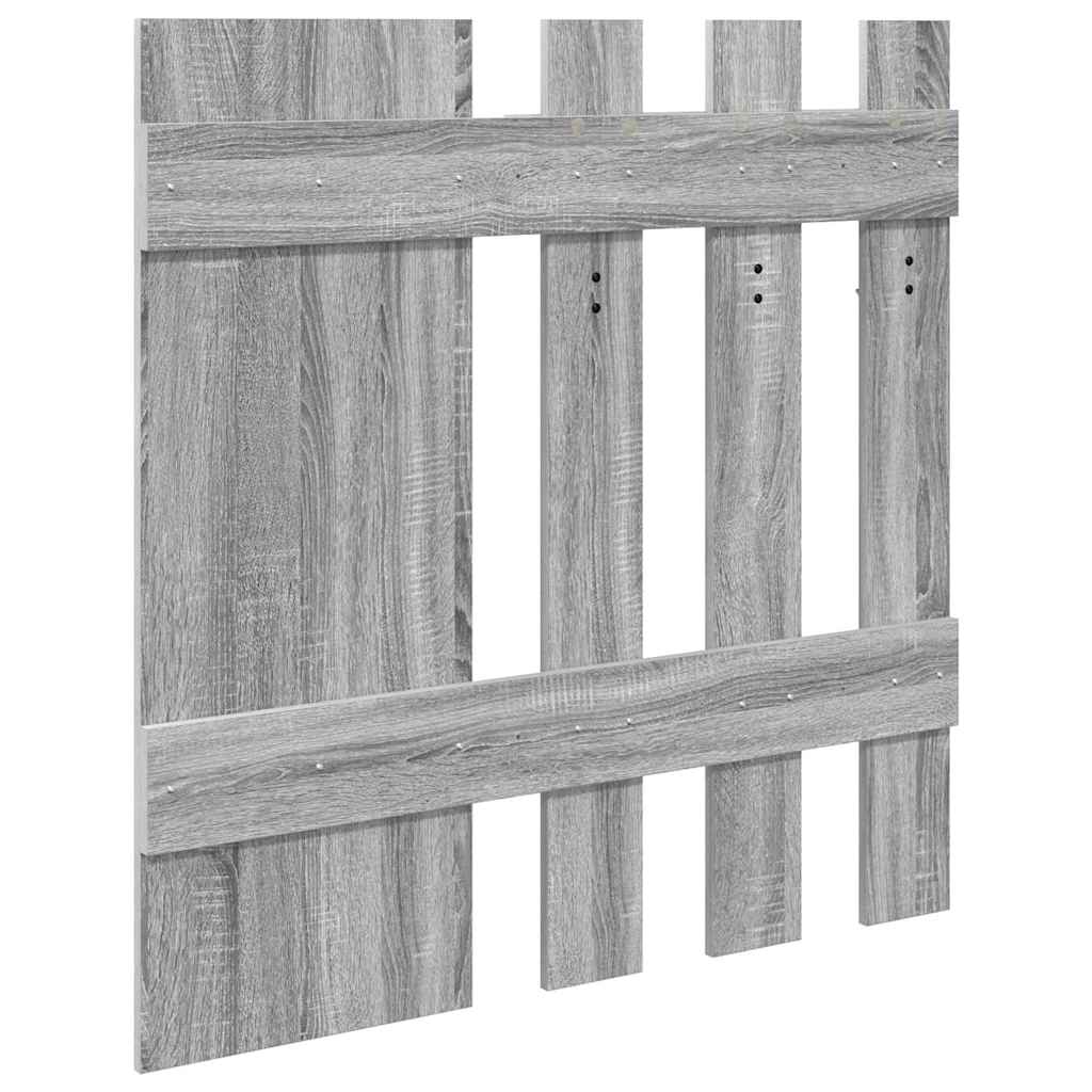 Wandmontierter nachttisch Graues Sonoma 100 x 10 x 100 cm