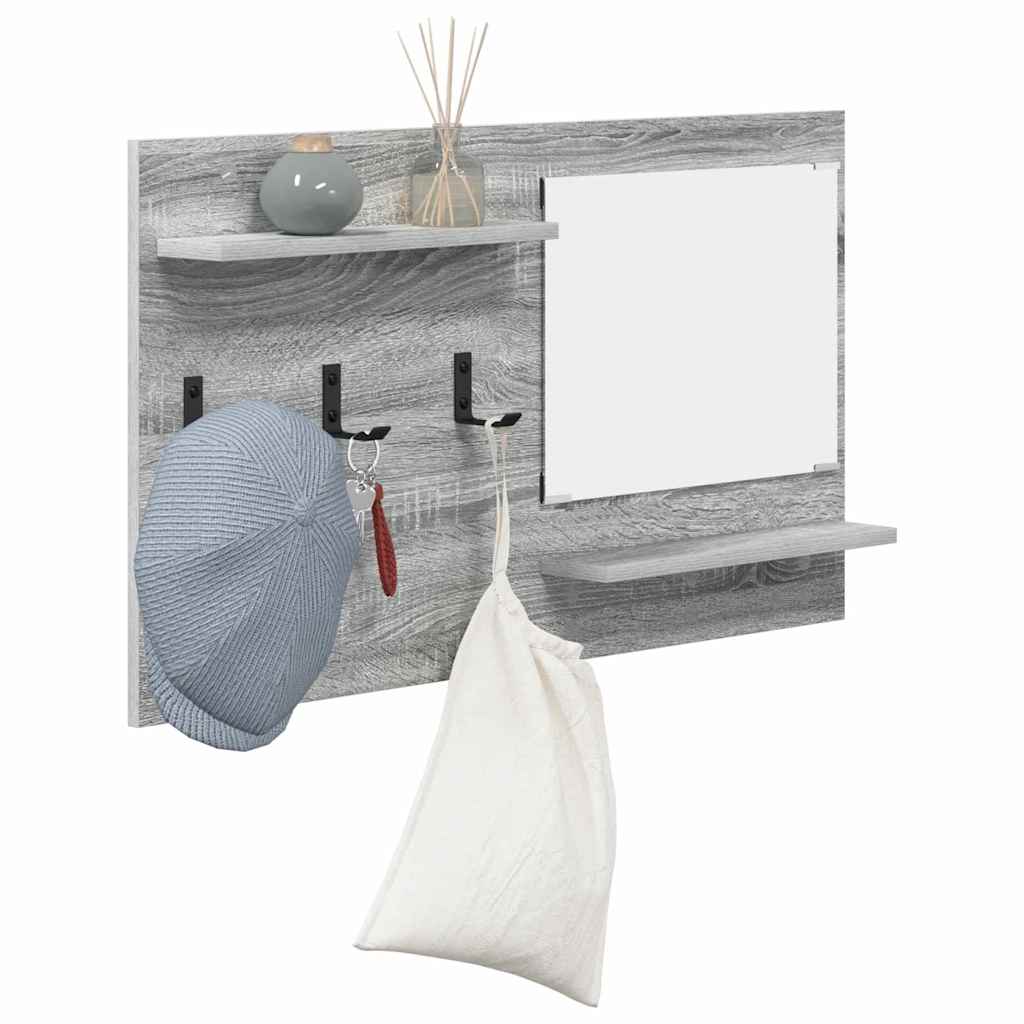 Wandmontierter nachttisch Graues Sonoma 90 x 10 x 50 cm