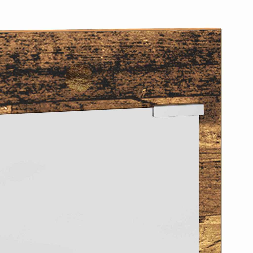 Wandmontierter nachttisch Altholz 90 x 10 x 50 cm Holzwerkstoff