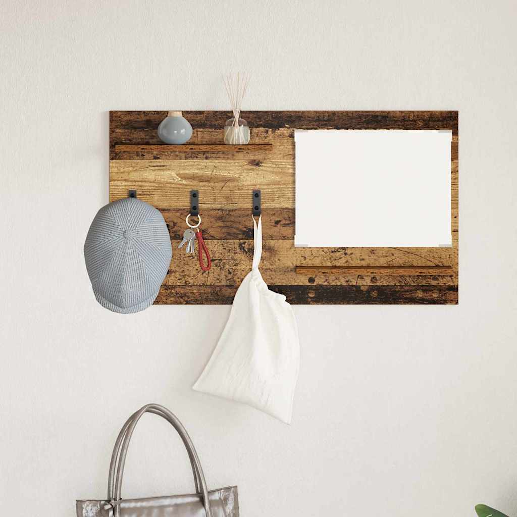Wandmontierter nachttisch Altholz 90 x 10 x 50 cm Holzwerkstoff