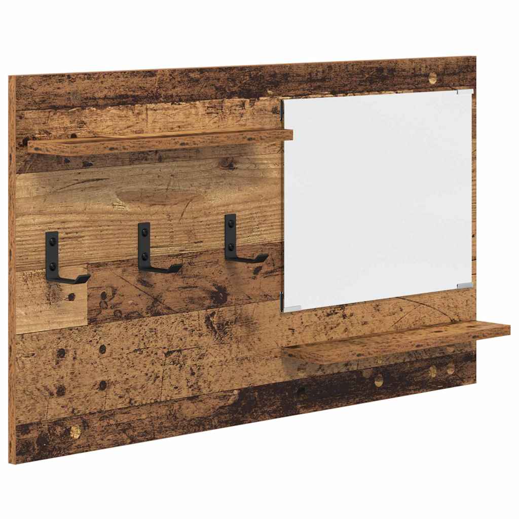 Wandmontierter nachttisch Altholz 90 x 10 x 50 cm Holzwerkstoff