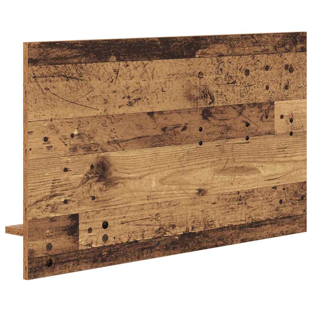 Wandmontierter nachttisch Altholz 90 x 10 x 50 cm Holzwerkstoff