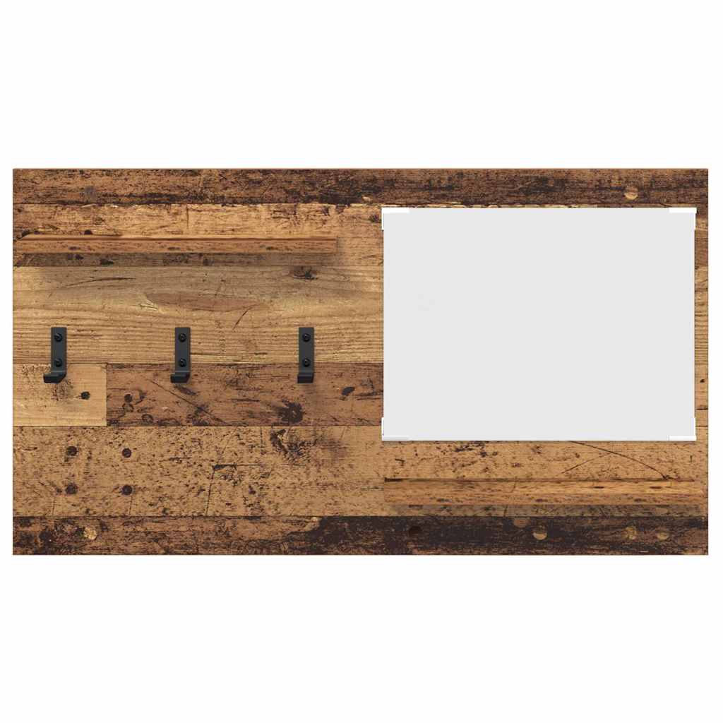 Wandmontierter nachttisch Altholz 90 x 10 x 50 cm Holzwerkstoff