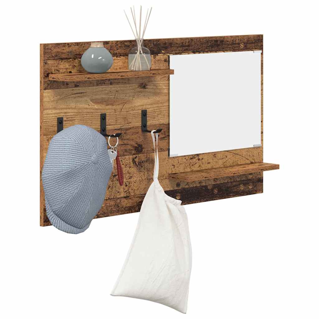 Wandmontierter nachttisch Altholz 90 x 10 x 50 cm Holzwerkstoff