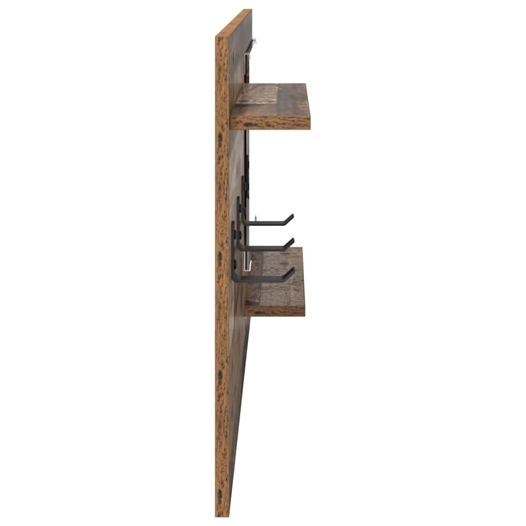 Wandmontierter nachttisch Altholz 90 x 10 x 50 cm Holzwerkstoff