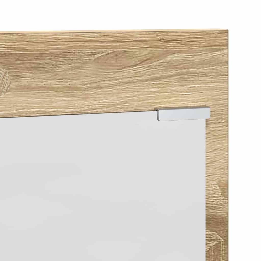 Wandmontierter nachttisch Sonoma-Eiche 70 x 10 x 90 cm