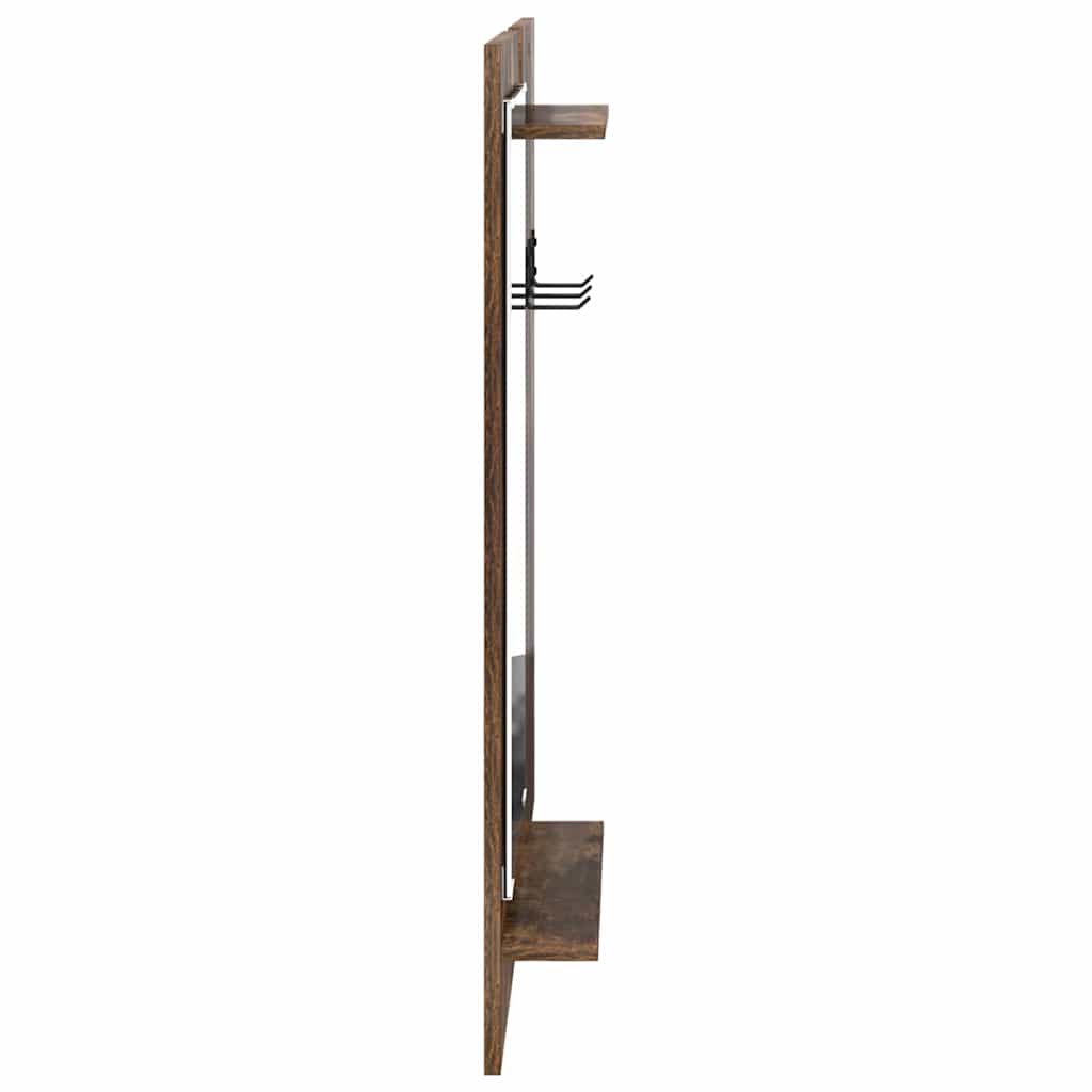 Wandmontierter nachttisch Geräucherte Eiche 70 x 10 x 90 cm