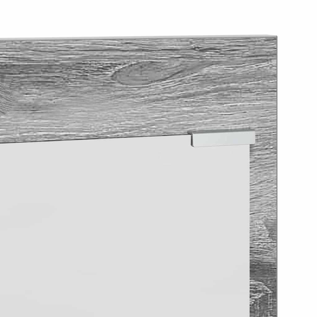 Wandmontierter nachttisch Graues Sonoma 70 x 10 x 90 cm