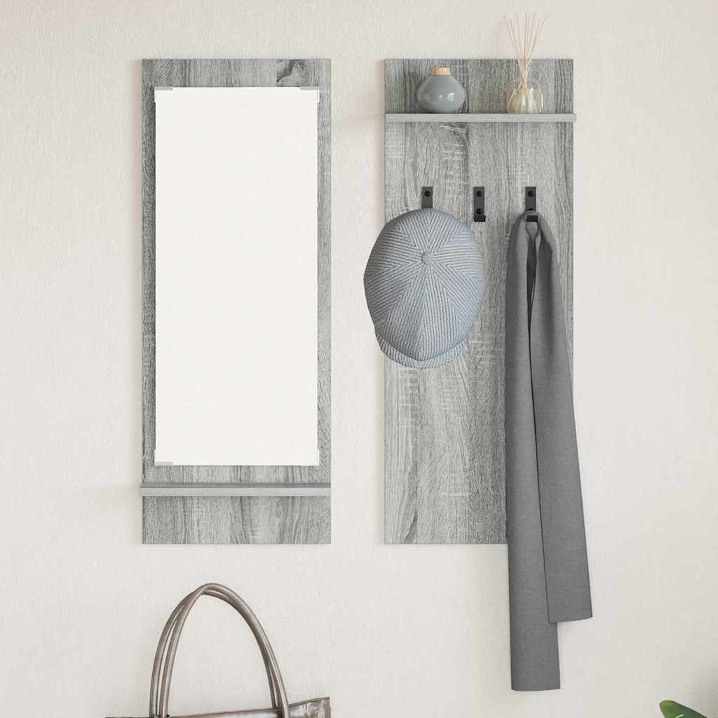 Wandmontierter nachttisch Graues Sonoma 70 x 10 x 90 cm