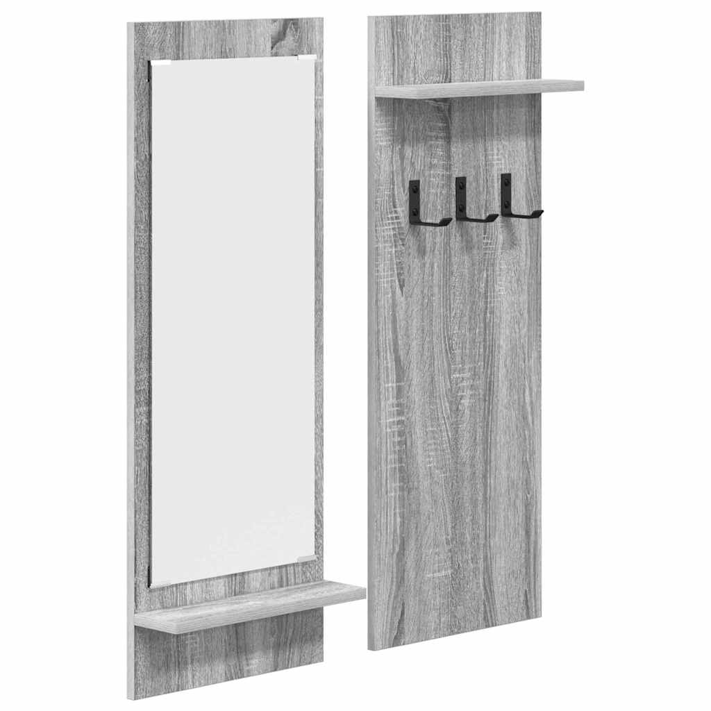 Wandmontierter nachttisch Graues Sonoma 70 x 10 x 90 cm