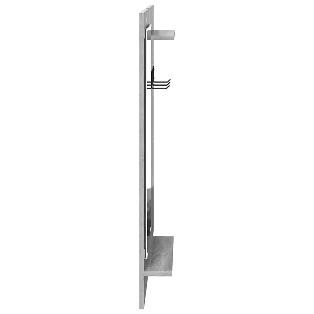 Wandmontierter nachttisch Graues Sonoma 70 x 10 x 90 cm