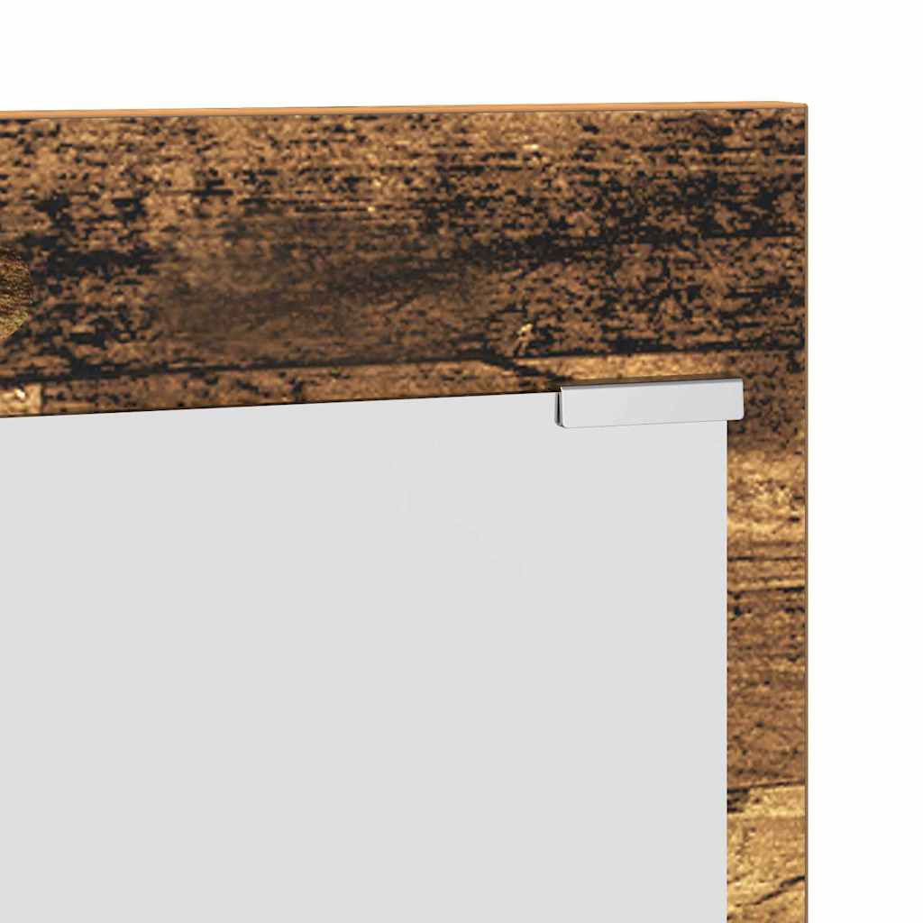 Wandmontierter nachttisch Altholz 70 x 10 x 90 cm Holzwerkstoff