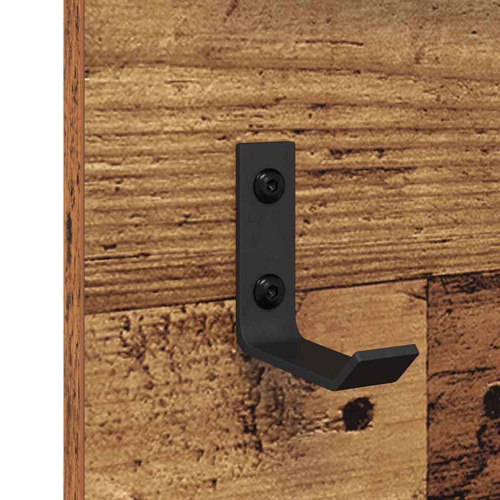 Wandmontierter nachttisch Altholz 70 x 10 x 90 cm Holzwerkstoff