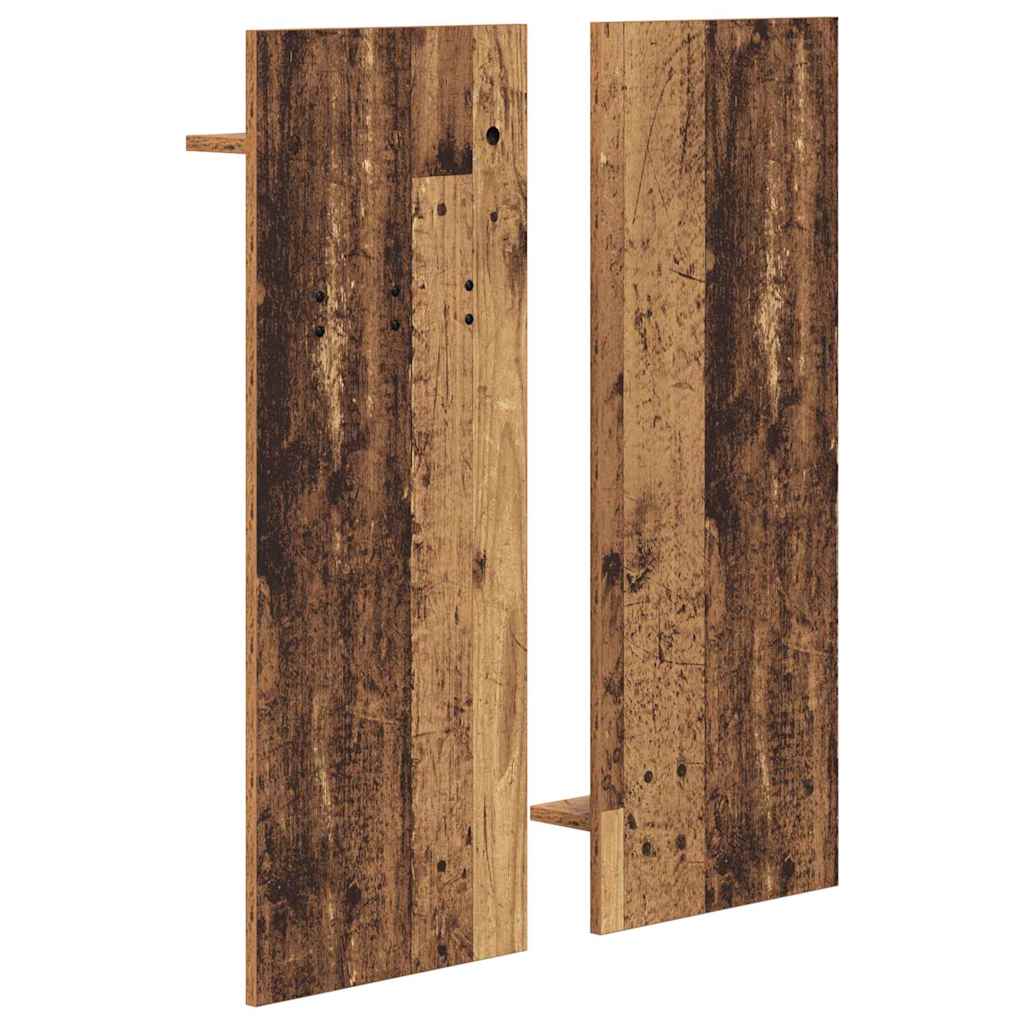 Wandmontierter nachttisch Altholz 70 x 10 x 90 cm Holzwerkstoff