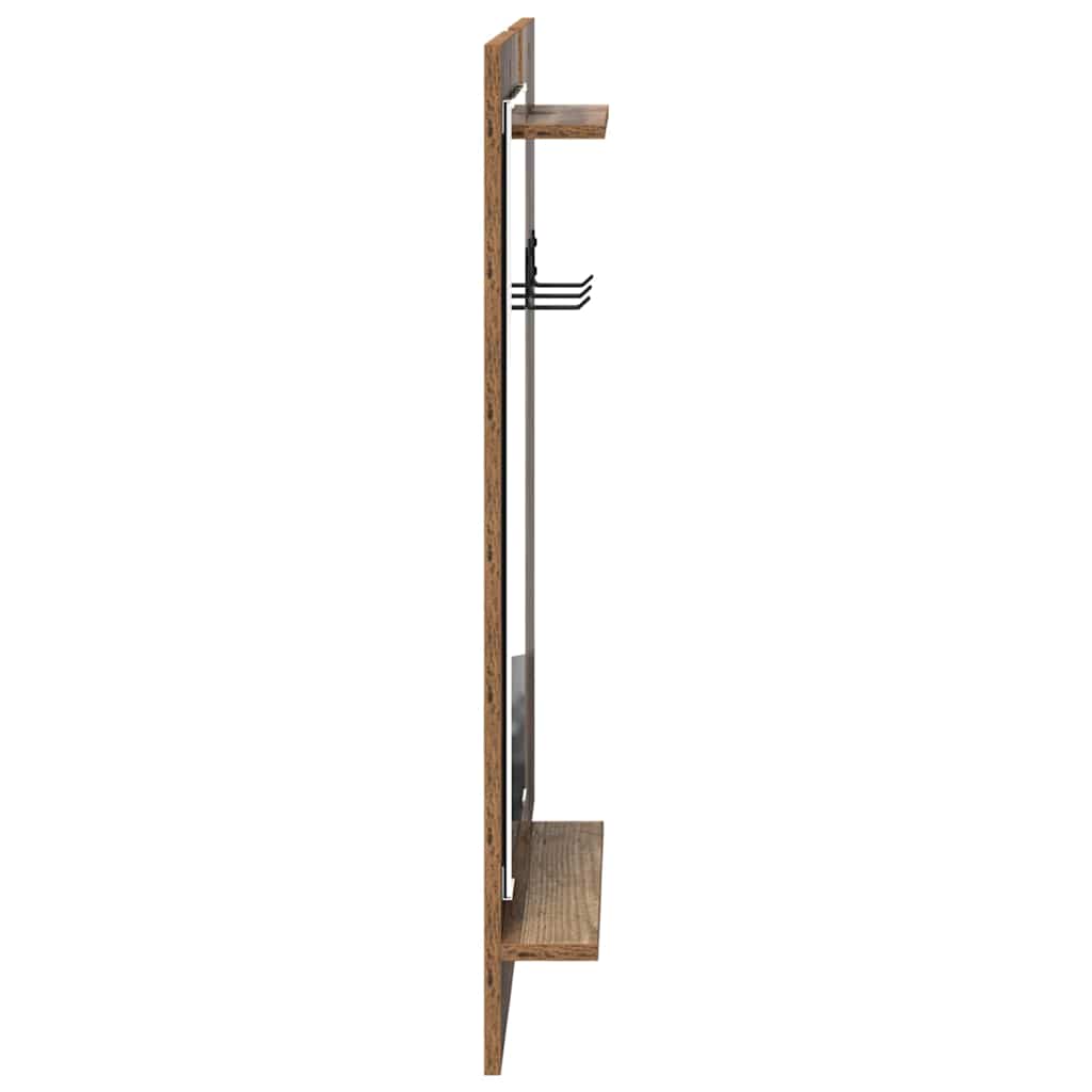 Wandmontierter nachttisch Altholz 70 x 10 x 90 cm Holzwerkstoff