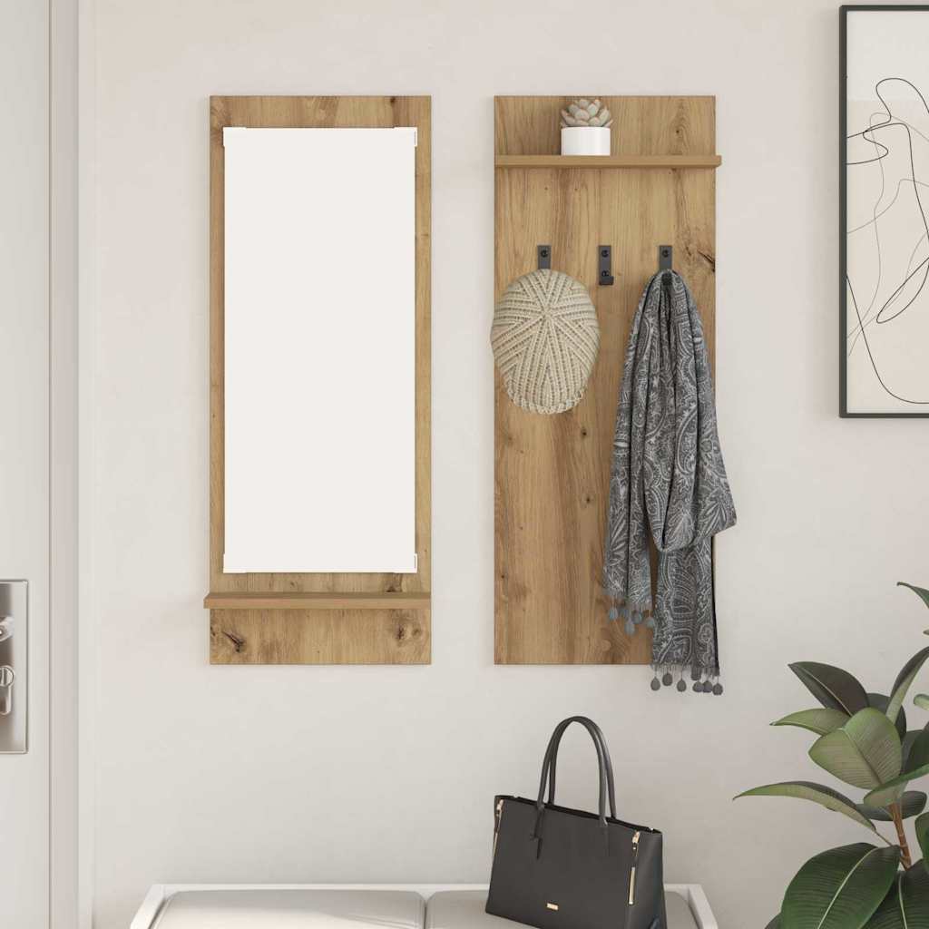 Wandmontierter nachttisch Artisan-Eiche 70 x 10 x 90 cm