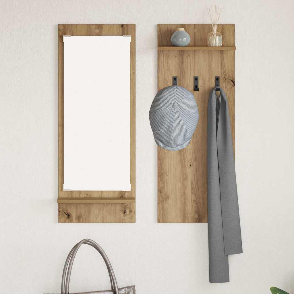 Wandmontierter nachttisch Artisan-Eiche 70 x 10 x 90 cm