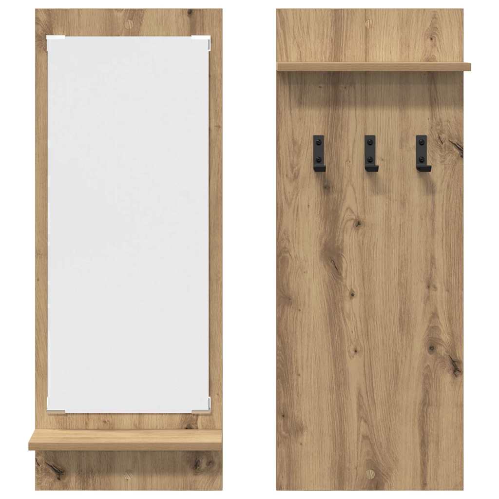 Wandmontierter nachttisch Artisan-Eiche 70 x 10 x 90 cm