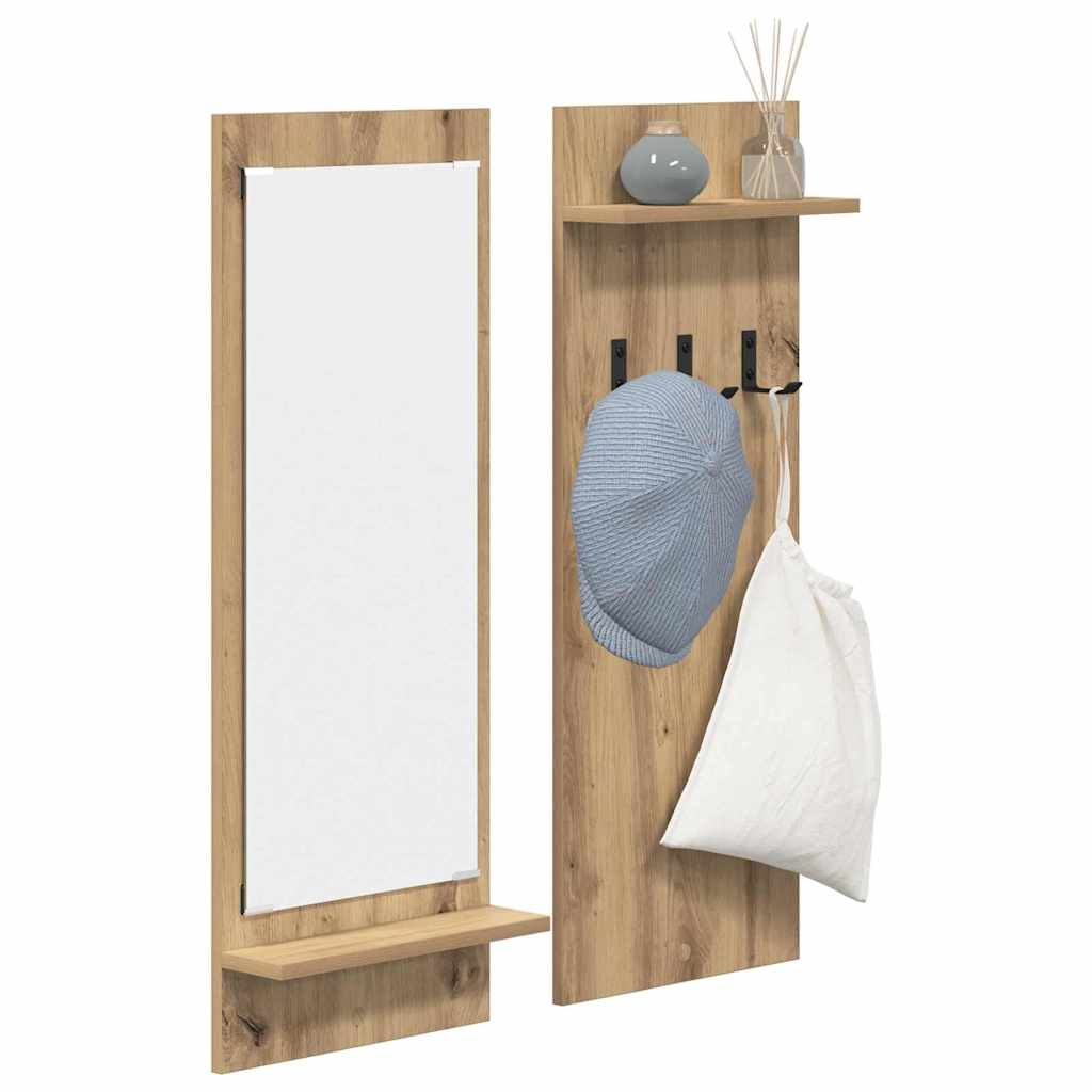 Wandmontierter nachttisch Artisan-Eiche 70 x 10 x 90 cm