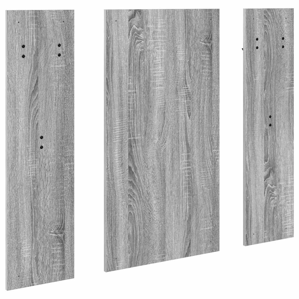 Wandmontierter nachttisch Graues Sonoma 96 x 1,5 x 90 cm