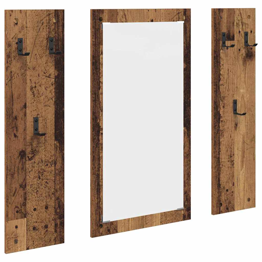Wandmontierter nachttisch Wandmontiert Altholz 96 x 1,5 x 90 cm