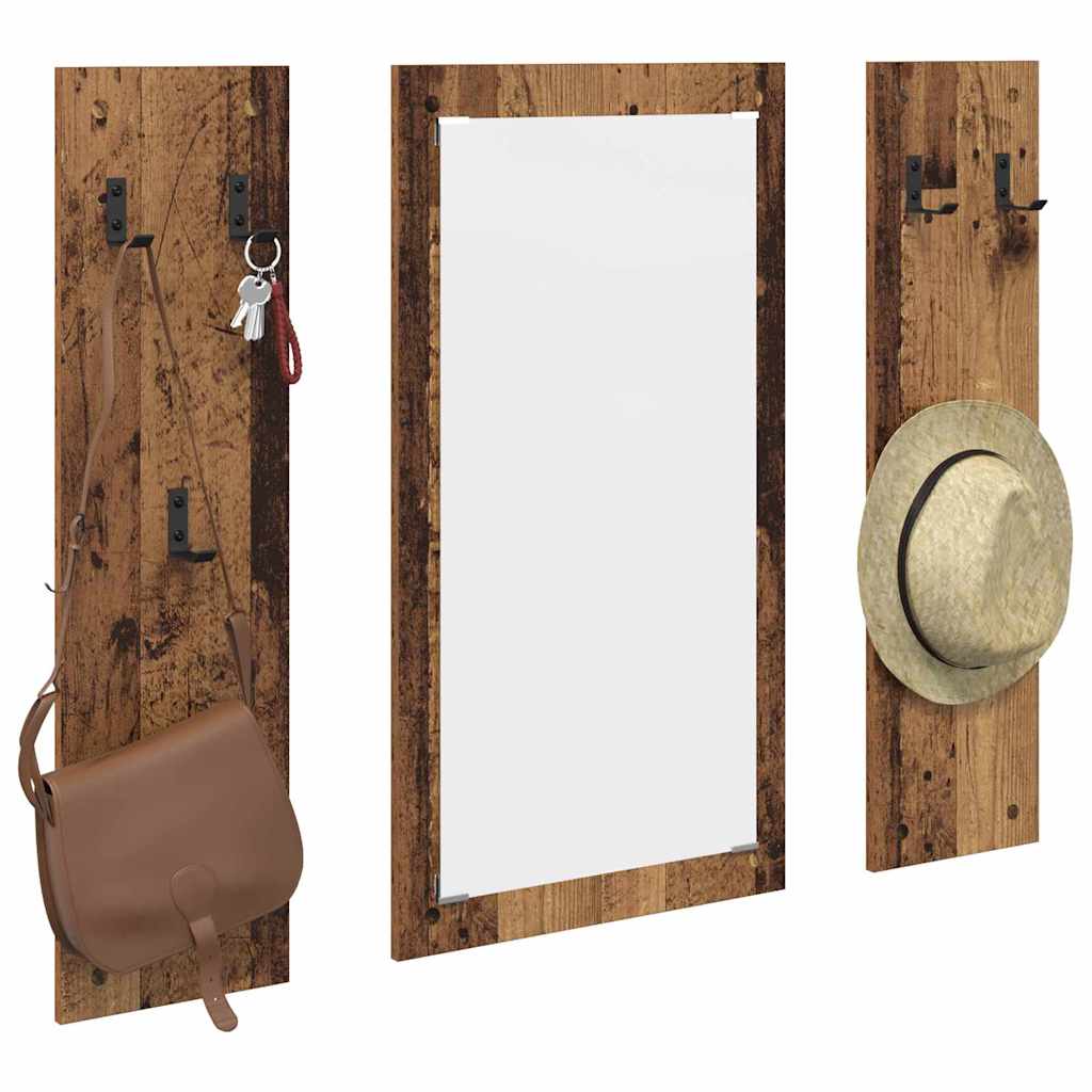 Wandmontierter nachttisch Wandmontiert Altholz 96 x 1,5 x 90 cm