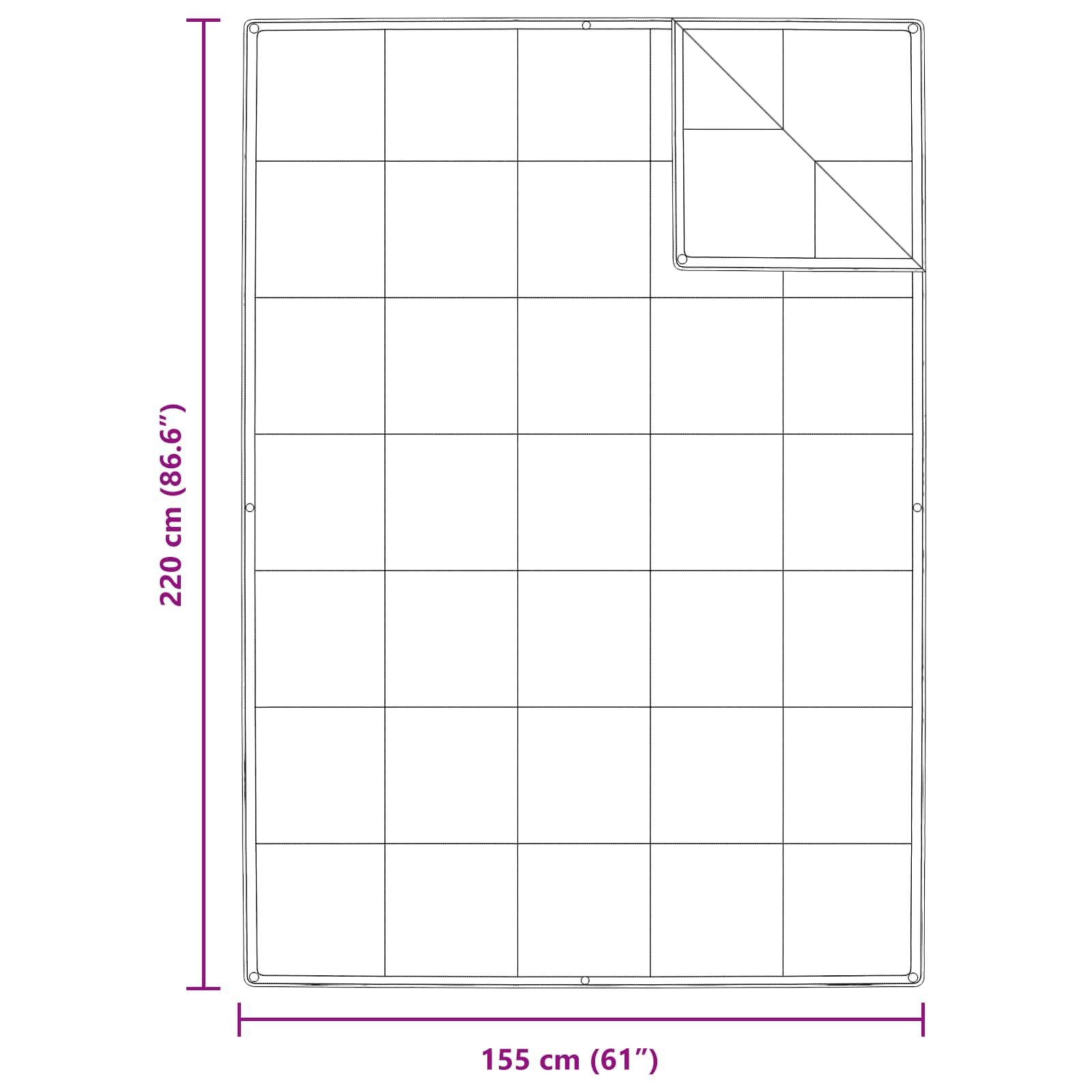 2-in-1 Bettdecke mit Kissen 2 pcs Weiß Daunenfeder