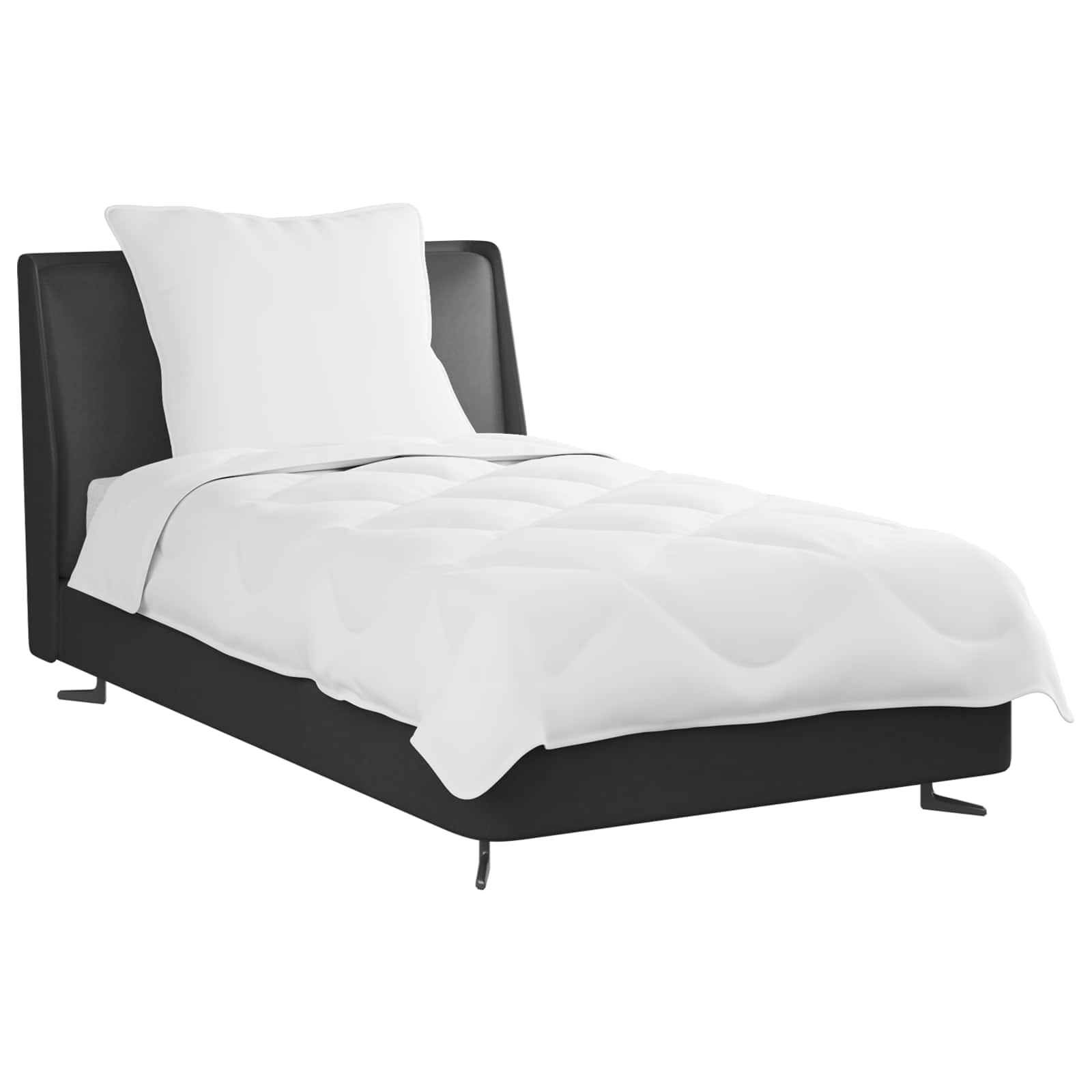 Sommerdecke mit Kissen 2 pcs Weiß Mikrofaser