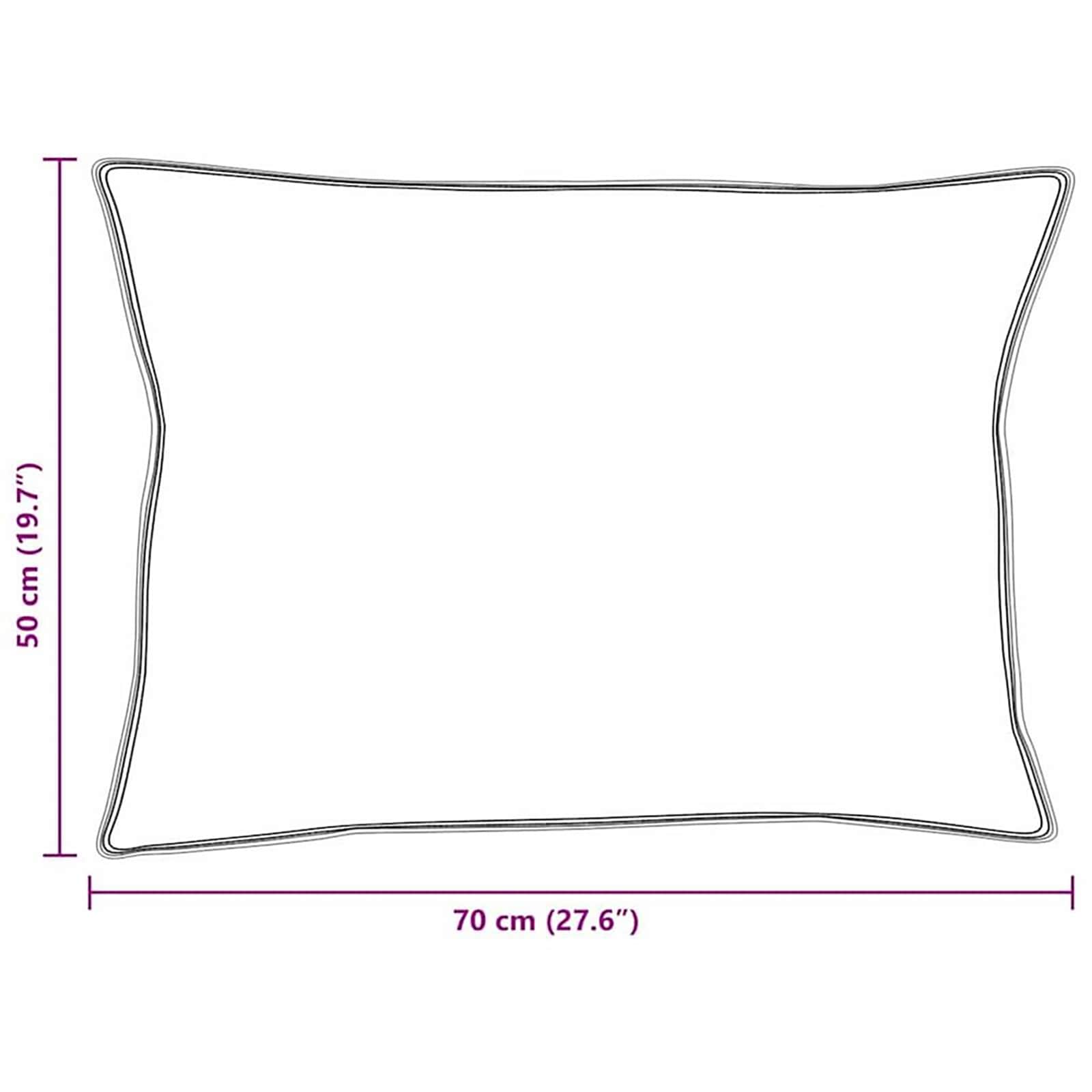 Sommerdecke mit Kissen 2 pcs Weiß Mikrofaser