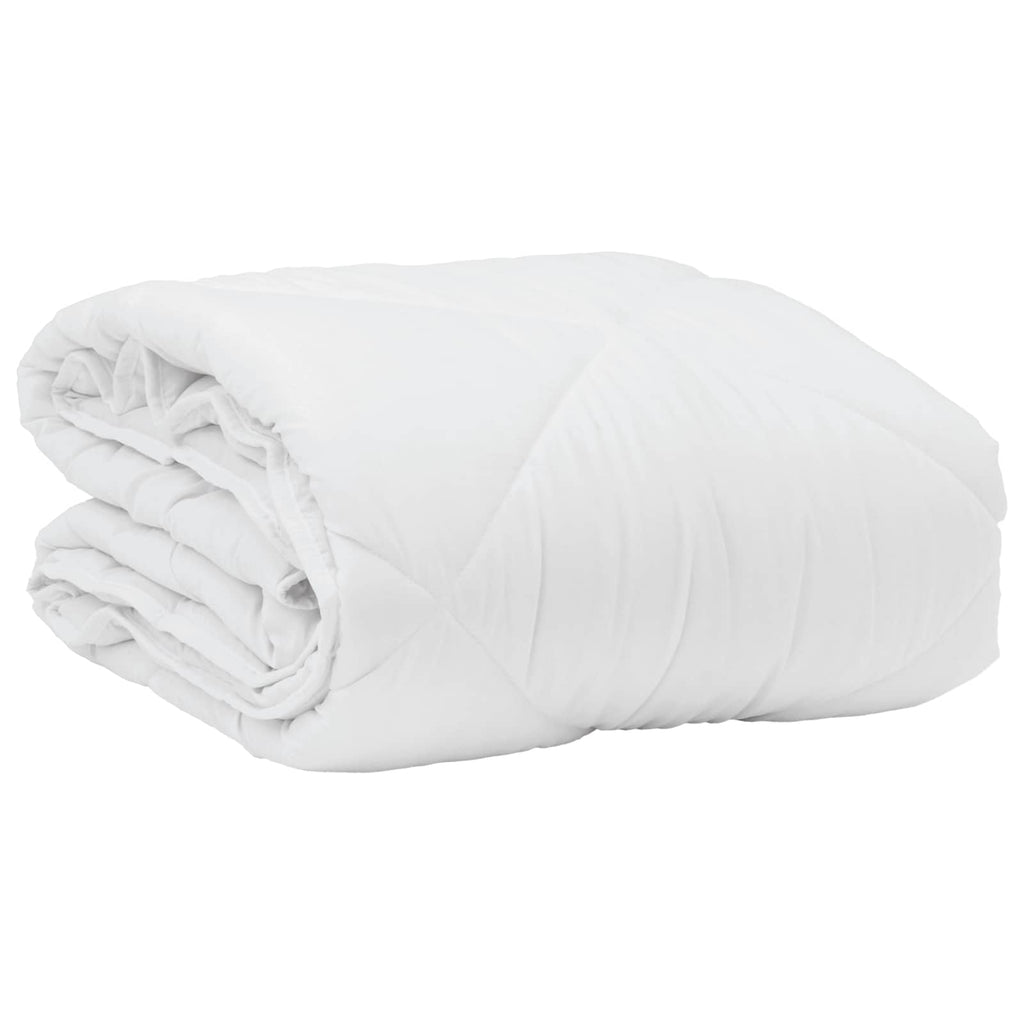 Sommerdecke mit Kissen 2 pcs Weiß Mikrofaser