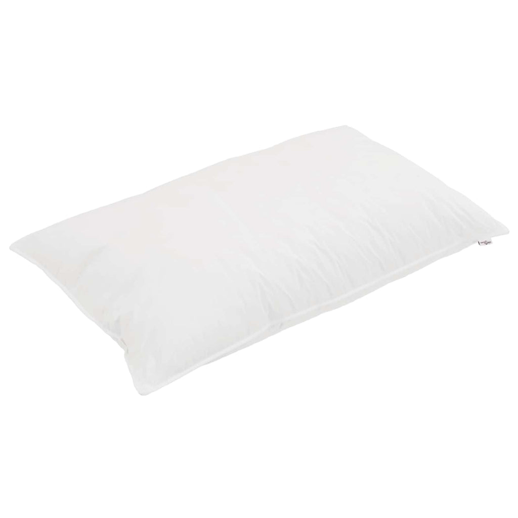 Bettdecke mit Kissen 2 pcs Weiß Mikrofaser