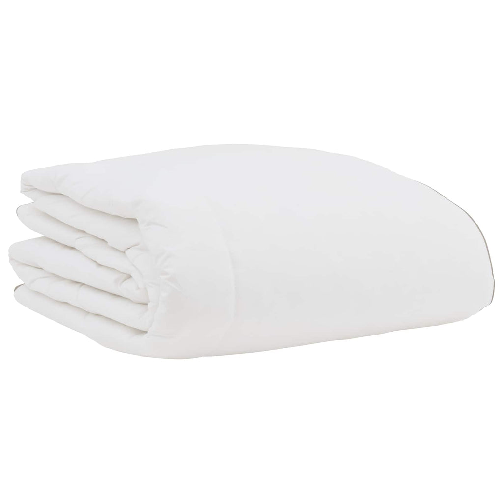 Winterbettdecke mit Kissen 3 pcs Weiß Daunenfeder