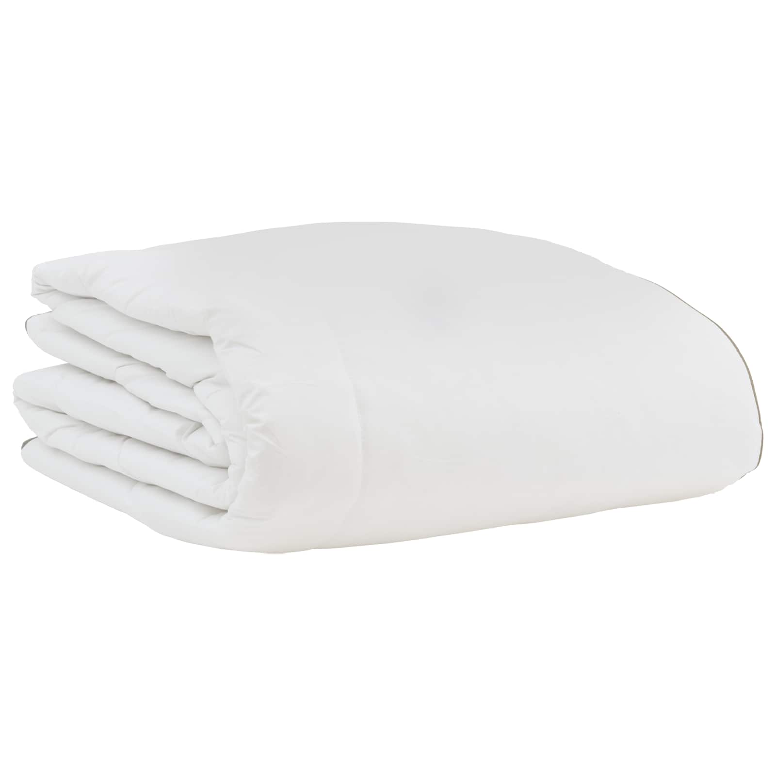 Winterbettdecke mit Kissen 3 pcs Weiß Daunenfeder