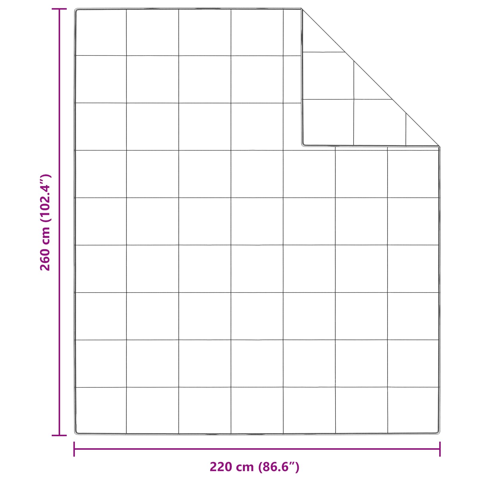 Bettdecken Set mit Kissen 3 pcs Weiß Daunenfeder