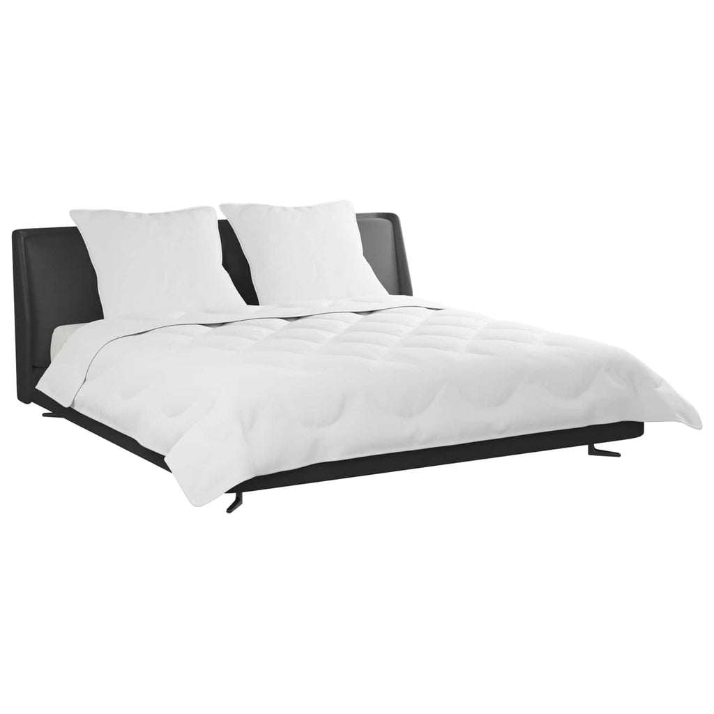 Sommerdecke mit Kissen 3 pcs Weiß Mikrofaser