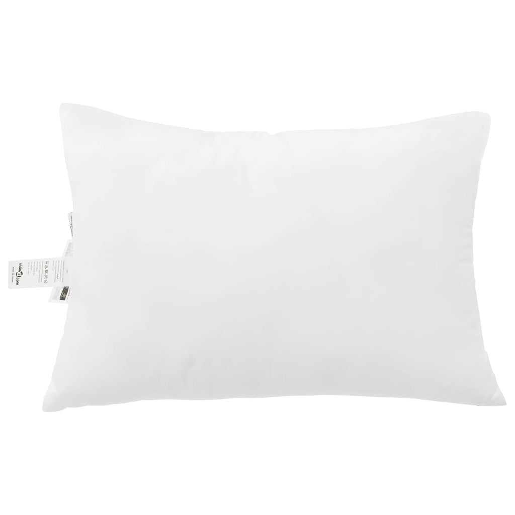 Bettdecke mit Kissen 3 pcs Weiß Mikrofaser