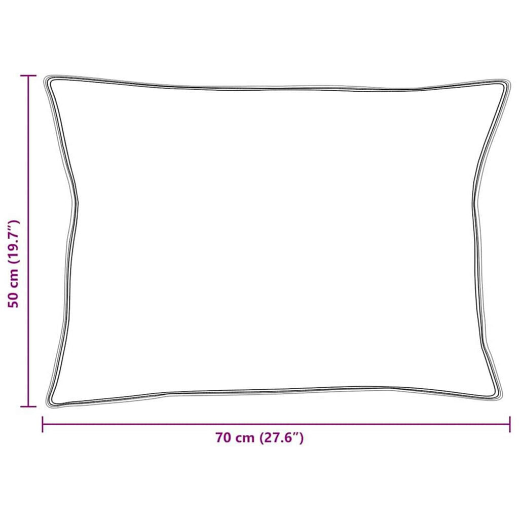 Bettdecke mit Kissen 3 pcs Weiß Mikrofaser