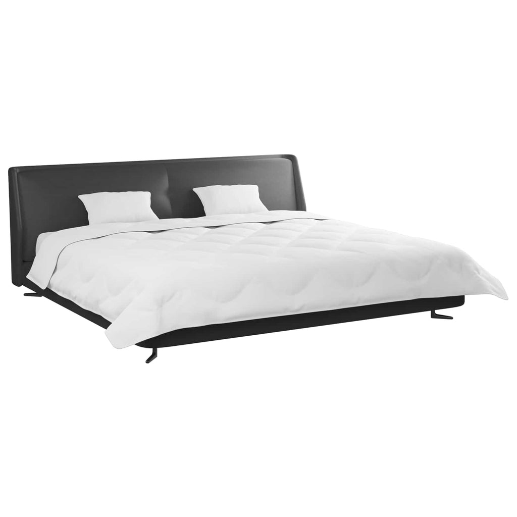 Winterbettdecke mit Kissen 3 pcs Weiß Mikrofaser