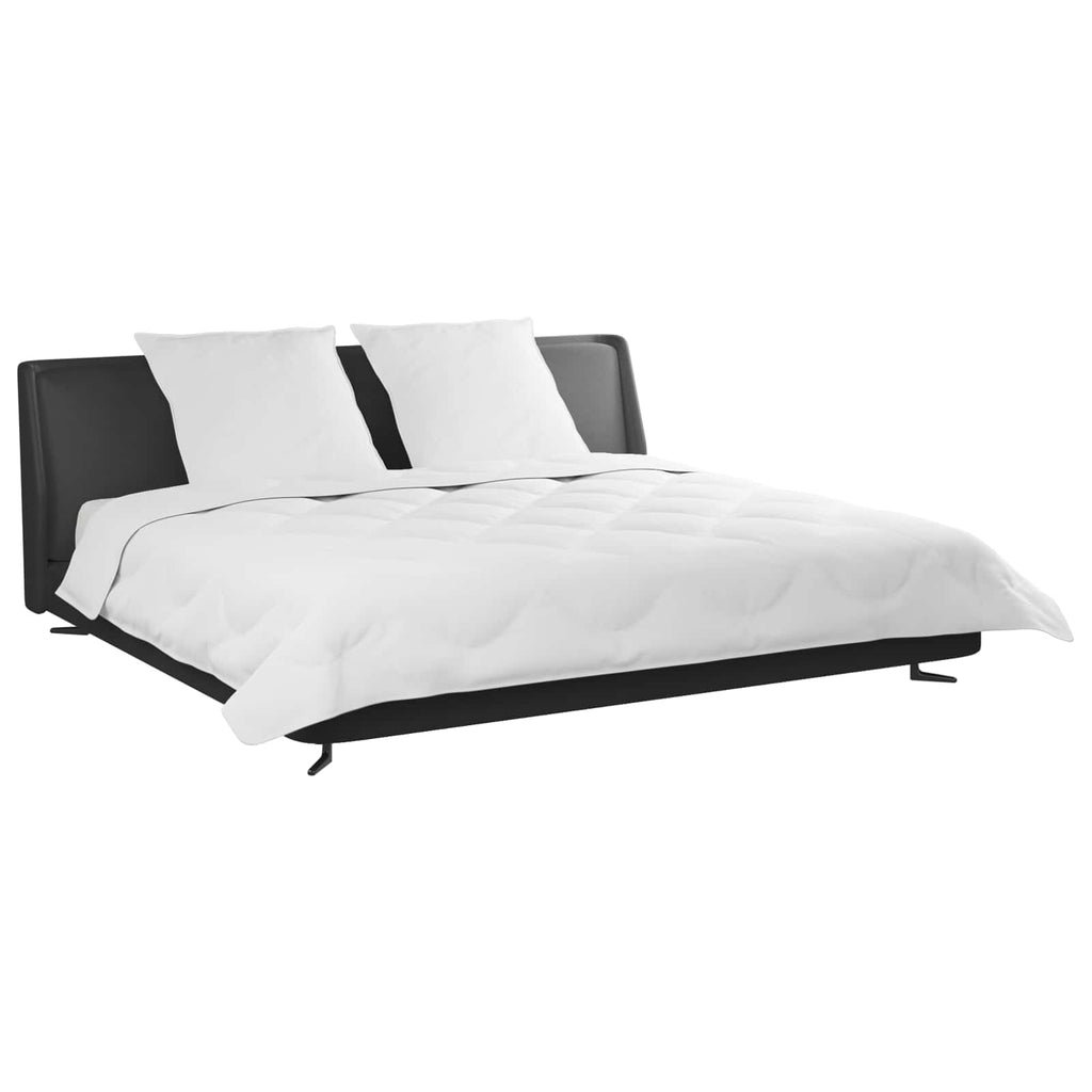 Winterbettdecke mit Kissen 3 pcs Weiß Mikrofaser